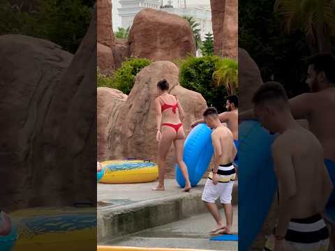 🌞Water Park Water Slide Wonderful Summer Holiday Hot Day 017⛱️ #waterpark #waterslide