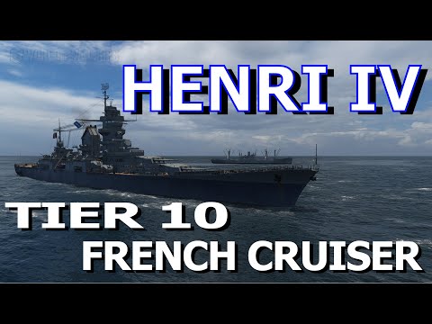 Baguette Chucking Madness - Henri IV Gameplay - World of Warships