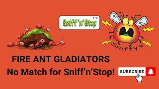 Fire Ants Avoid Negative Ionization found in Sniff'n'Stop Products