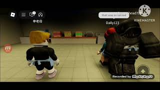 VERY CREEPY BURGER MAN!? - ROBLOX THE NIGHT SHIFT EXPERIENCE (Part 2)