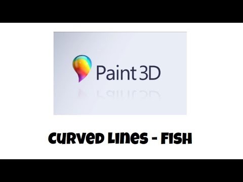 Paint 3D - Curved Lines