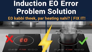 Induction E0 kabhi thik ho jata h par heating nahi karta | induction E0 Error problem solution 