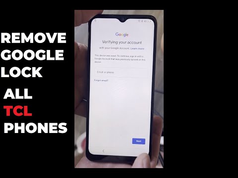 Factory Reset and Bypass/Remove Google Lock FRP on all TCL devices
