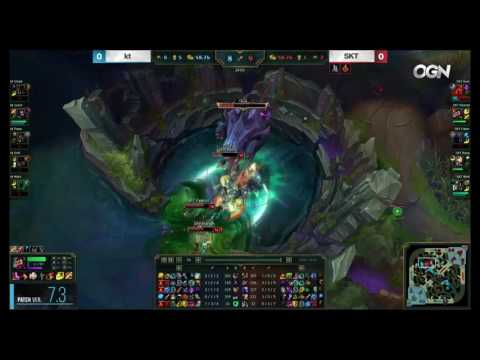 KT Rolster vs SKT  Highlights Game 1   LCK Week 6 Day 3 Spring 2017   KT vs SKT G1