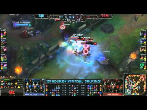 Besiktas e-Sports Club vs Team SoloMid - HIGHLIGHTS - MSI 2015 - Day 1 - League of Legends