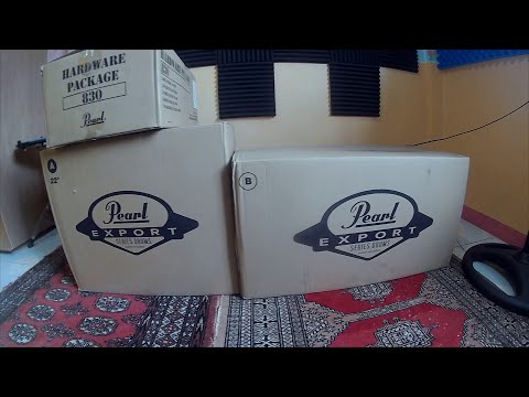 Unboxing My New Drumset (Pearl Export series)