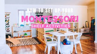 How to Set up Montessori Activities #montessoriwithhart