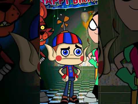 Teen Titans GO! transforms into Five Nights at Freddys characters - SETC #teentitansgo #fnaf #shorts