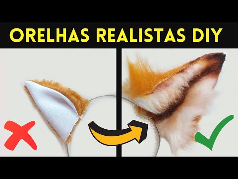 How to Make Realistic Animal Ears (Easy NO-SEW Tutorial)