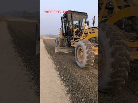Wmm top gradation #youtubeshorts #catequipment #grader moradabad #graderlover #constructionequipment