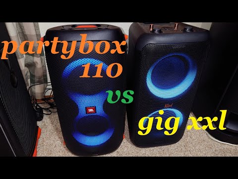 Klipsch Gig XXL vs JBL Partybox 110 🎉 Bluetooth Party Speaker Comparison. Is The Party Over For Gig?