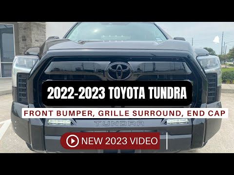 NEW 2022-2023 Toyota Tundra Front Grille, Surround, End Cap Removal and Installation. Complete