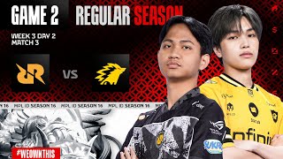Download lagu RRQ HOSHI vs ONIC | Regular Season Week 3 Day 2 | Game 2 | #MPLIDS16 mp3