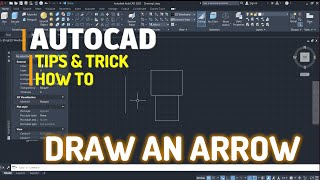 AutoCAD How To Draw An Arrow Tutorial