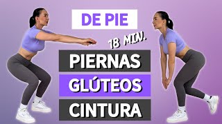 10 Ejercicios Glúteos Perfectos, Piernas Definidas y Cintura Delgada | Rutina de Pie | NAYLA Vlogs