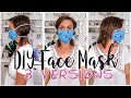 DIY Face Masks - 3 Versions - 3 Strap Options - Filter Pocket and Nose Frame