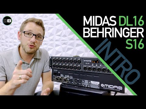 Midas DL16 Stage Box & Behringer S16 Stage Box Tutorial