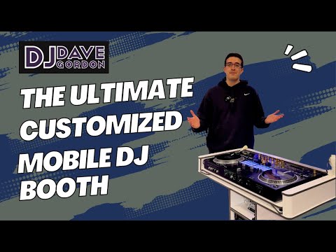 The ULTIMATE Customized Mobile DJ Booth | Danny Max DJ Table