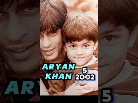 ARYAN KHAN Age transformation (1997-2025) #aryankhan journey evolution #srk #srkfan #glowup #shahruk