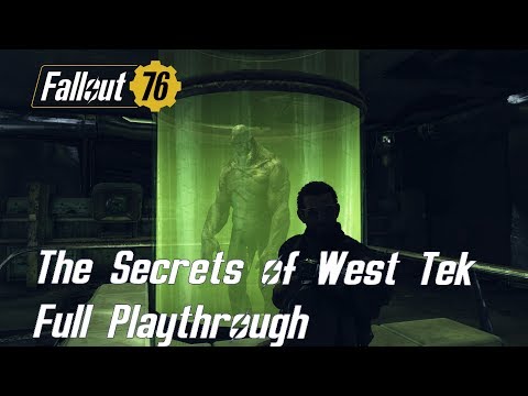 Fallout 76 - Learn the Secrets of West Tek