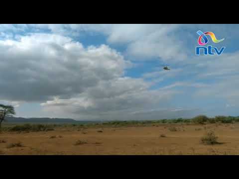 KDF chopper crashes in Kajiado, goes up in flames