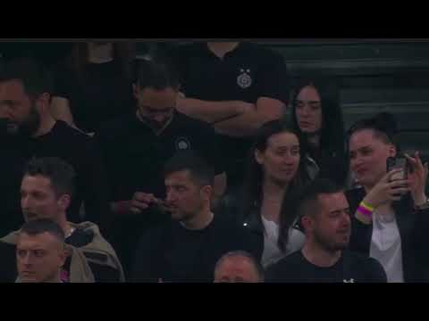 Partizan Real basket fans singing
