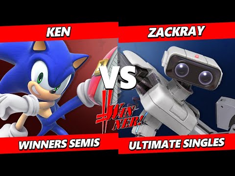 WINNER! Period Top 8 - KEN (Sonic) Vs. Zackray (ROB) Smash Ultimate - SSBU
