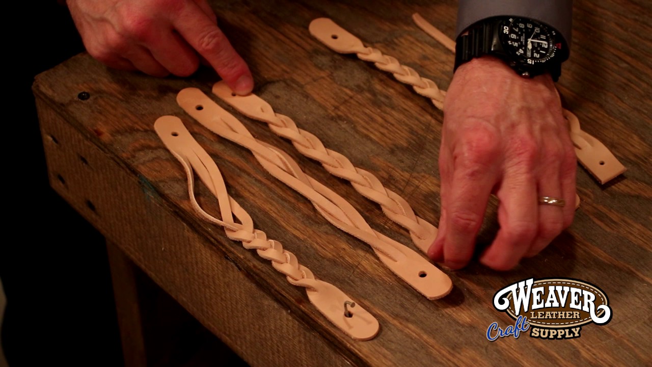 How to Make a Mystery Braid Leather Cuff Bracelet | Easy DIY Leathercraft with Chuck Dorsett