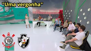 DEBATE: CORINTHIANS JOGA MAL, SÓ EMPATA COM O VASCO E DECIDE TÍTULO DA COPA DO BRASIL NO DOMINGO