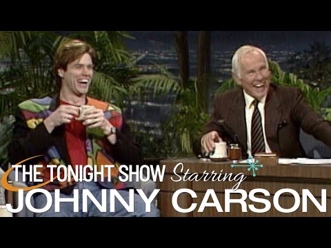 Jim Carrey Impressions of Kevin Bacon & Wile E. Coyote on Johnny Carson's Tonight Show