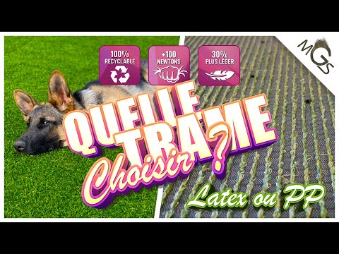 Latex ou recyclable, quelle trame choisir pour un gazon synthetique