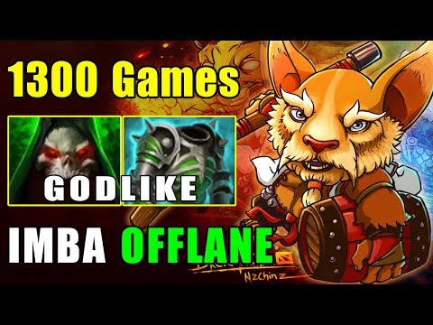 [Brewmaster] Spammer 1300 Games Offlane With GODLIKE & Zero Death (FullGame Dota2 7.22f)