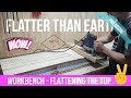 Paul Sellers Plywood Bench Flattening The Laminated Top