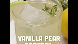 Vanilla Pear Cocktail