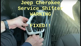 2017 Jeep Cherokee Latitude Service Shifter PRND Repair Steps - Bezel & Wiring Harness Part Numbers