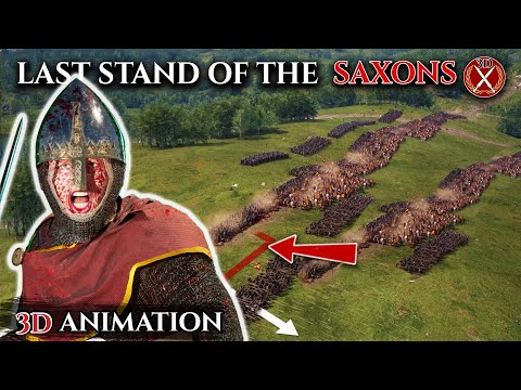 MASSIVE Animated Battle of Hastings 1066 AD (BOTH PARTS) - The Fall of Saxon England...