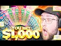 INSANE $1000 BETS ON CRAZY TIME LIVE GAME SHOW!