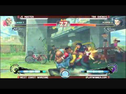SSF4 (03) - JS Master (Boxer) vs. TBA Genghis (Rose)
