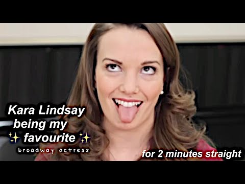 Kara Lindsay being my favourite broadway actress for 2 minutes straight