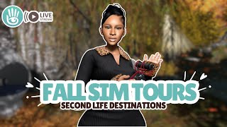 Second Life Destinations: Best Sims For Fall Photos (exploring the metaverse)