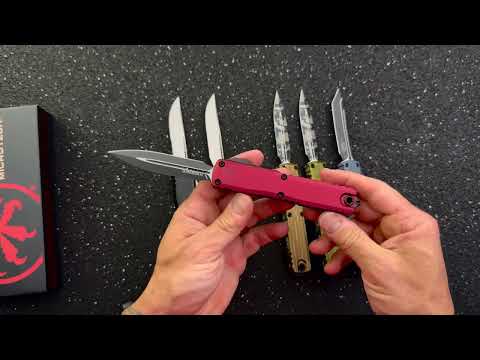 Нож Microtech Ultratech Gen IV OTF D/E серрейтор Stonewash OD Green - фото 1 - id-p3138746832