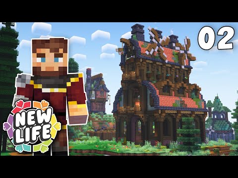 New Life SMP - MY MODDED FARMING DISTRICT!!! - Ep. 2