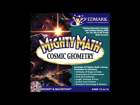 Mighty Math Cosmic Geometry (1996) [PC, Windows] longplay