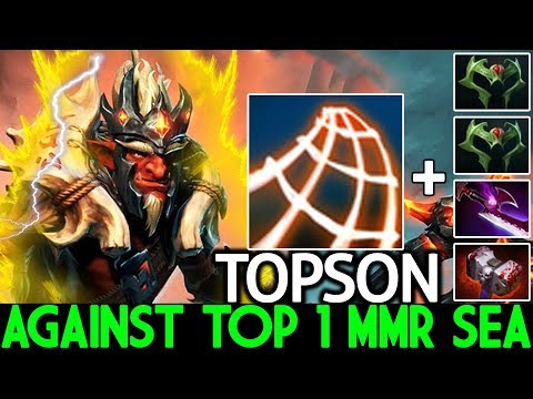 TOPSON [Troll Warlord] Raid Boss Against Top 1 MMR SEA 7.24 Dota 2
