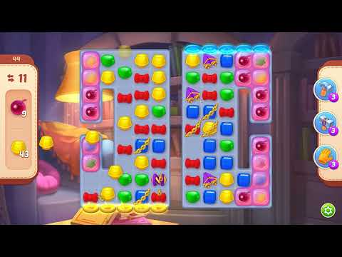 Homescapes level 44 - 18 Moves 🏡 Gameplay Walkthrough (Android, iOS) Playrix