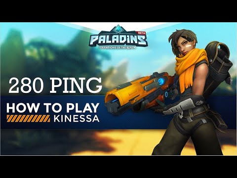 Playing Kinessa at 280 Ping | Paladins 3.4 Radiant Stars PTS