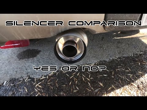 Invidia N1 Silencer Vs. Non Silenced