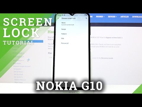 How to Add Screen Lock on NOKIA G10 - Set Up Screen Lock
