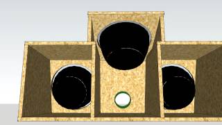 PROJETO CAIXA DE SOM  -  3 E2K 12"