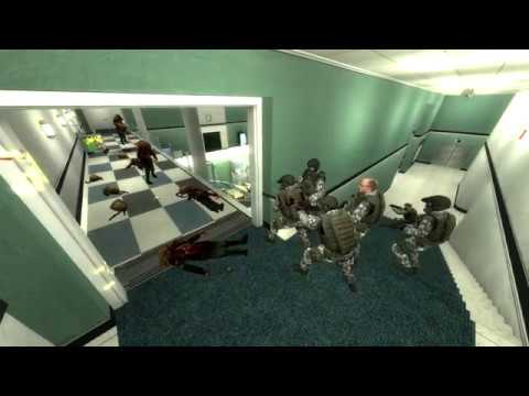 Garry's Mod Headcrab Zombies vs HECU